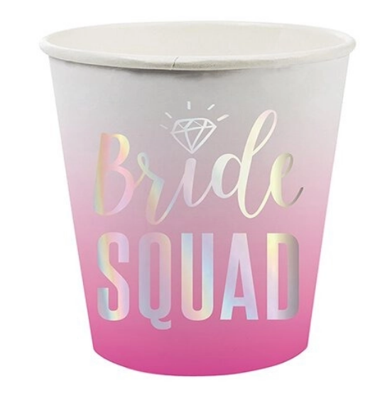 Bride Squad Paper Shot Cup- 4oz 10pk