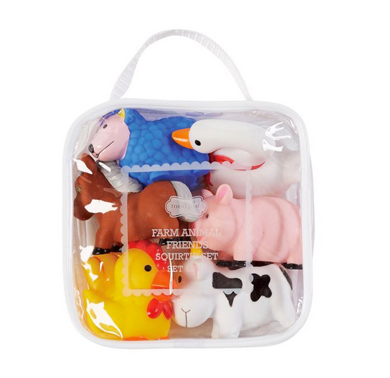 Farm Animal Bath Toy Set