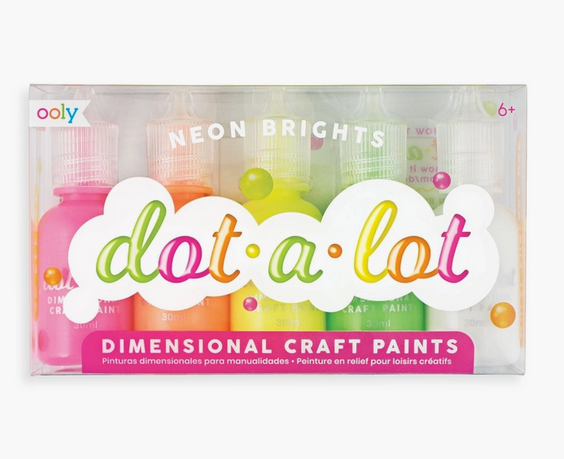 Dot-A-Lot Neon Craft Paint - set of 5