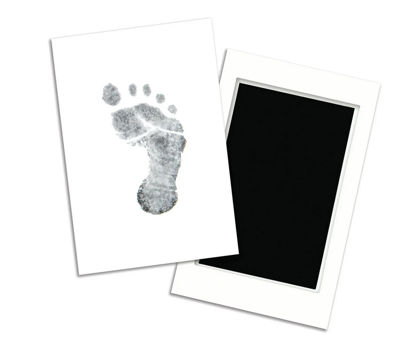 Black Handprint or Footprint Clean-Touch Ink Pad
