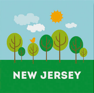 New Jersey Park Scene Coaster