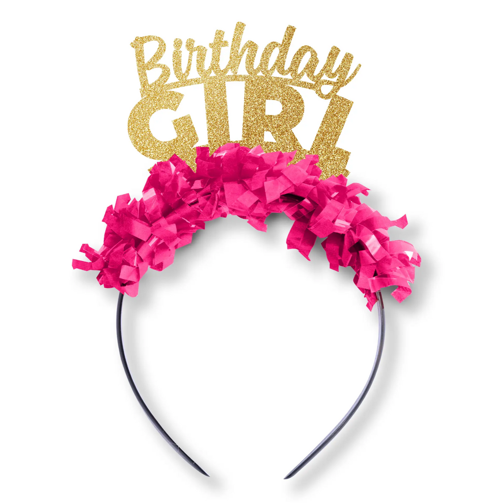 Birthday Girl Crown Pink/Gold