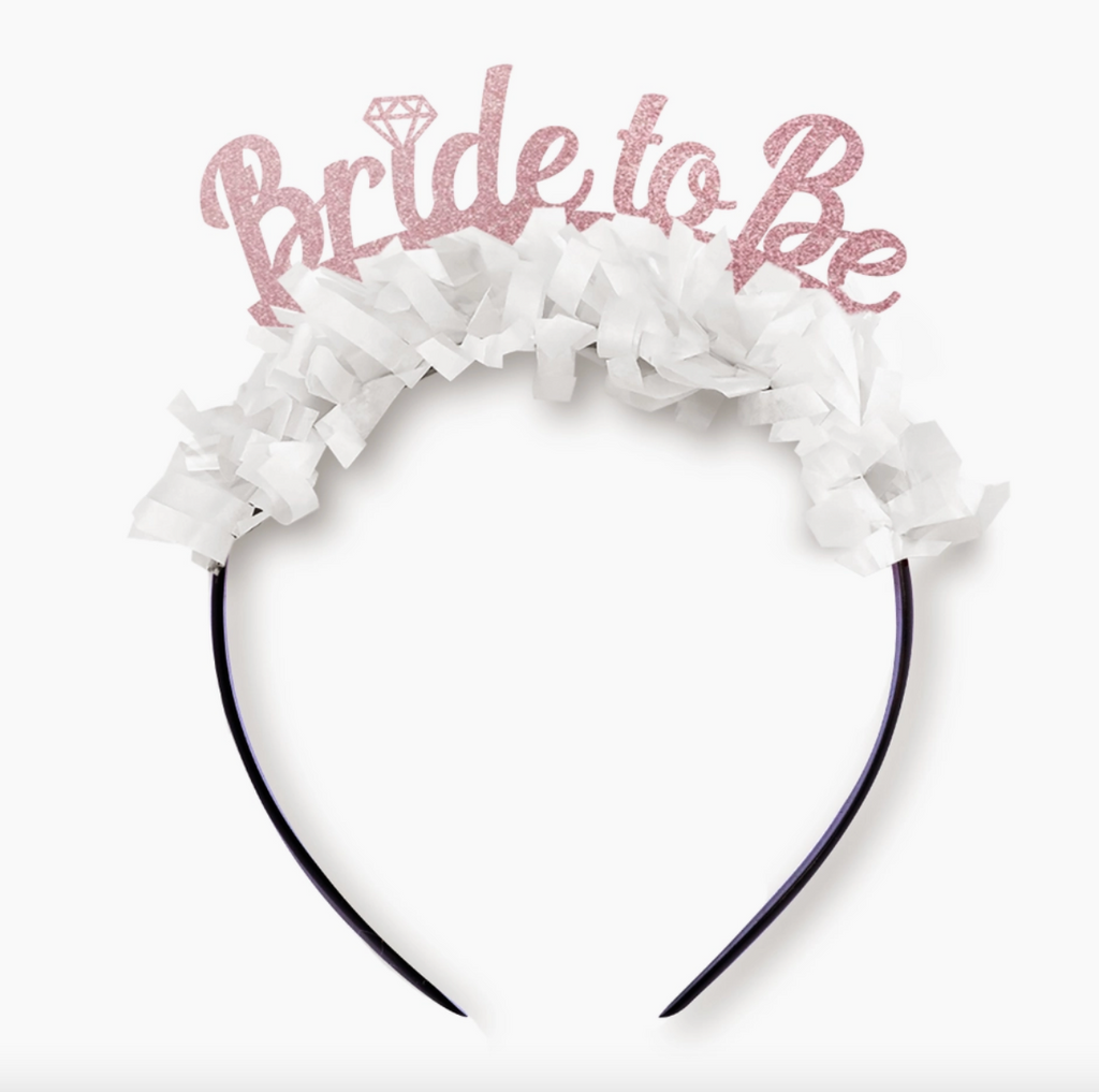 Bride To Be Crown Rose Gold/White