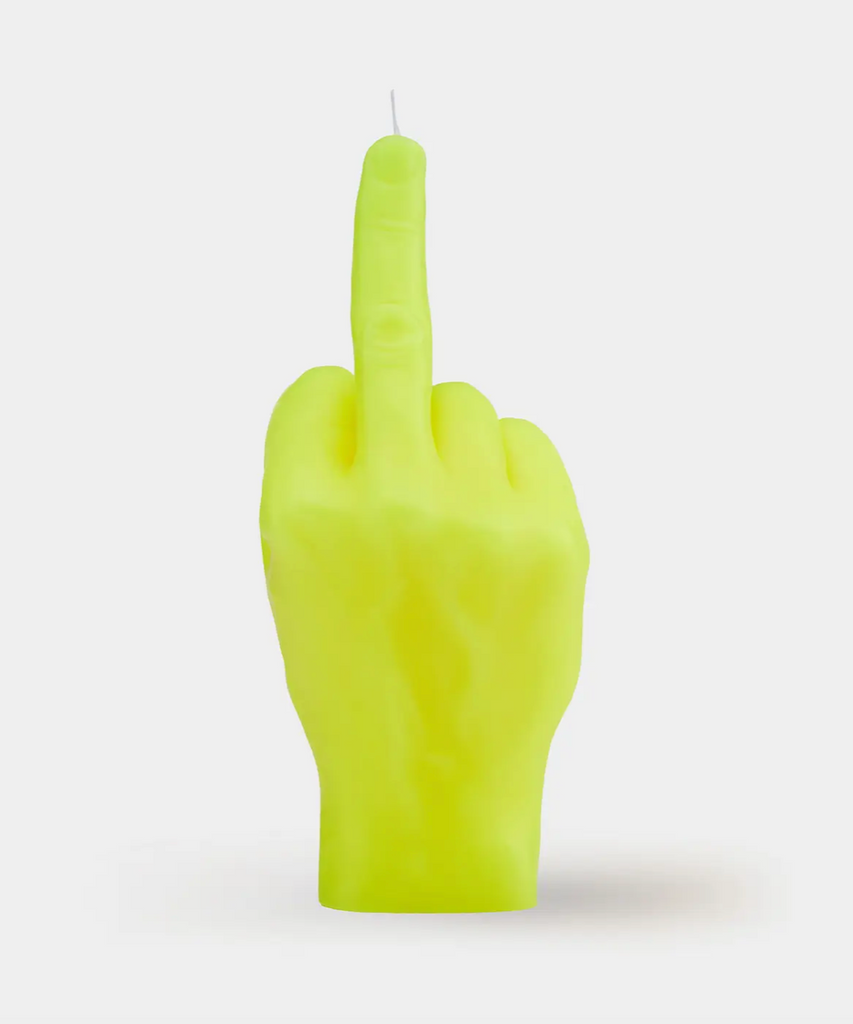 F*ck You Neon Yellow Candle