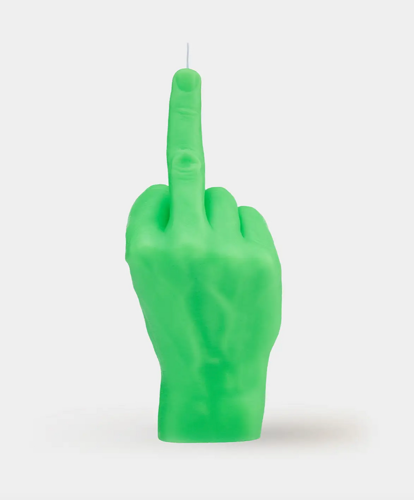 F*ck You Neon Green Candle