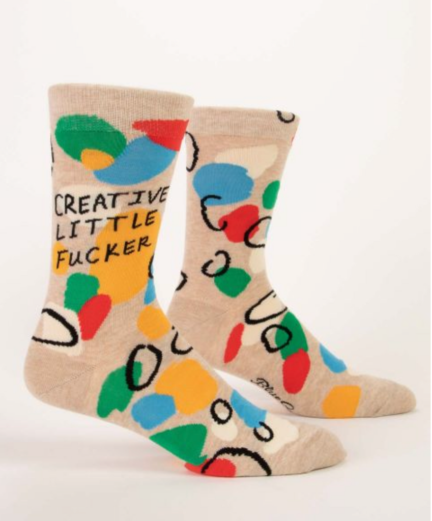 Creative Little Fucker Men's Crew Socks
