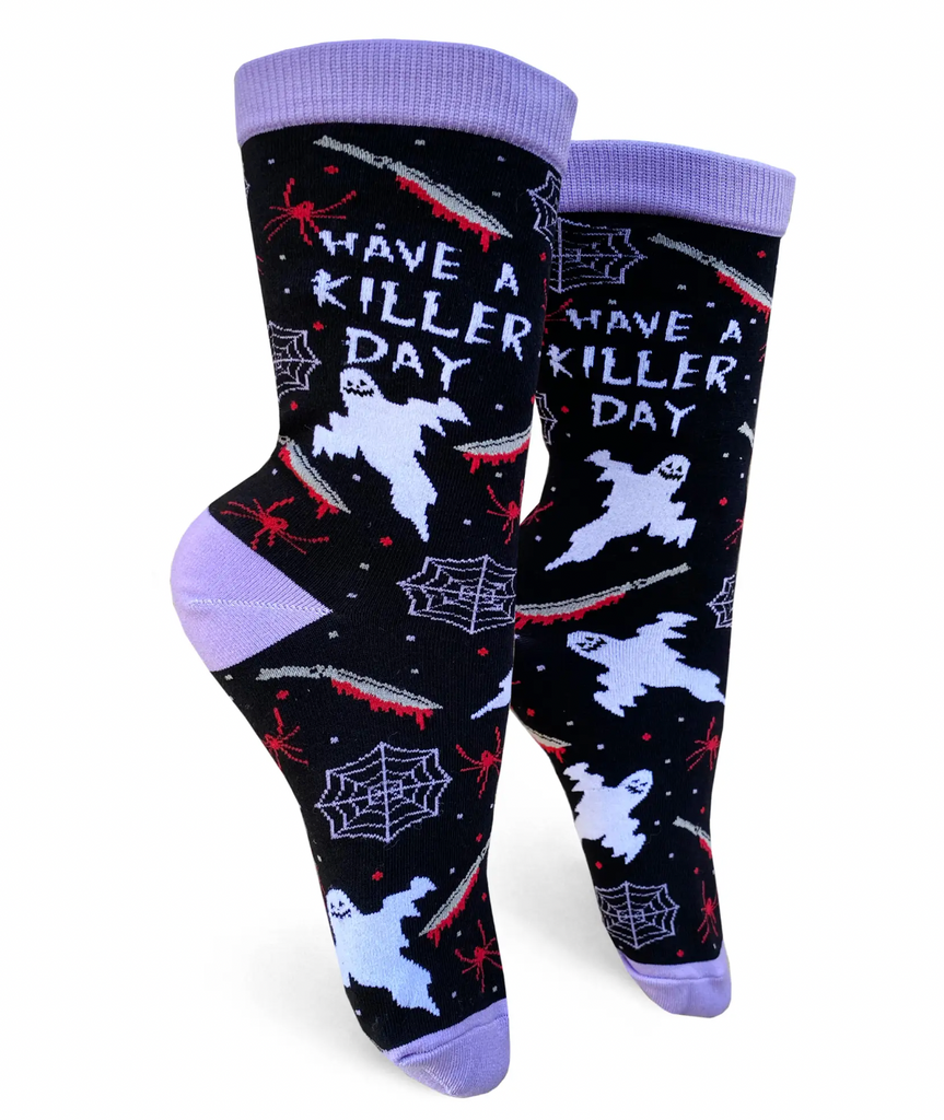 Have a Killer Day Womens Crew Socks