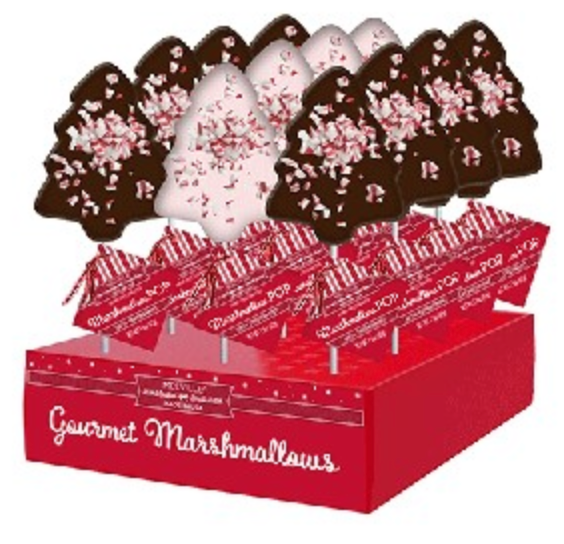Marshmallow Peppermint Trees