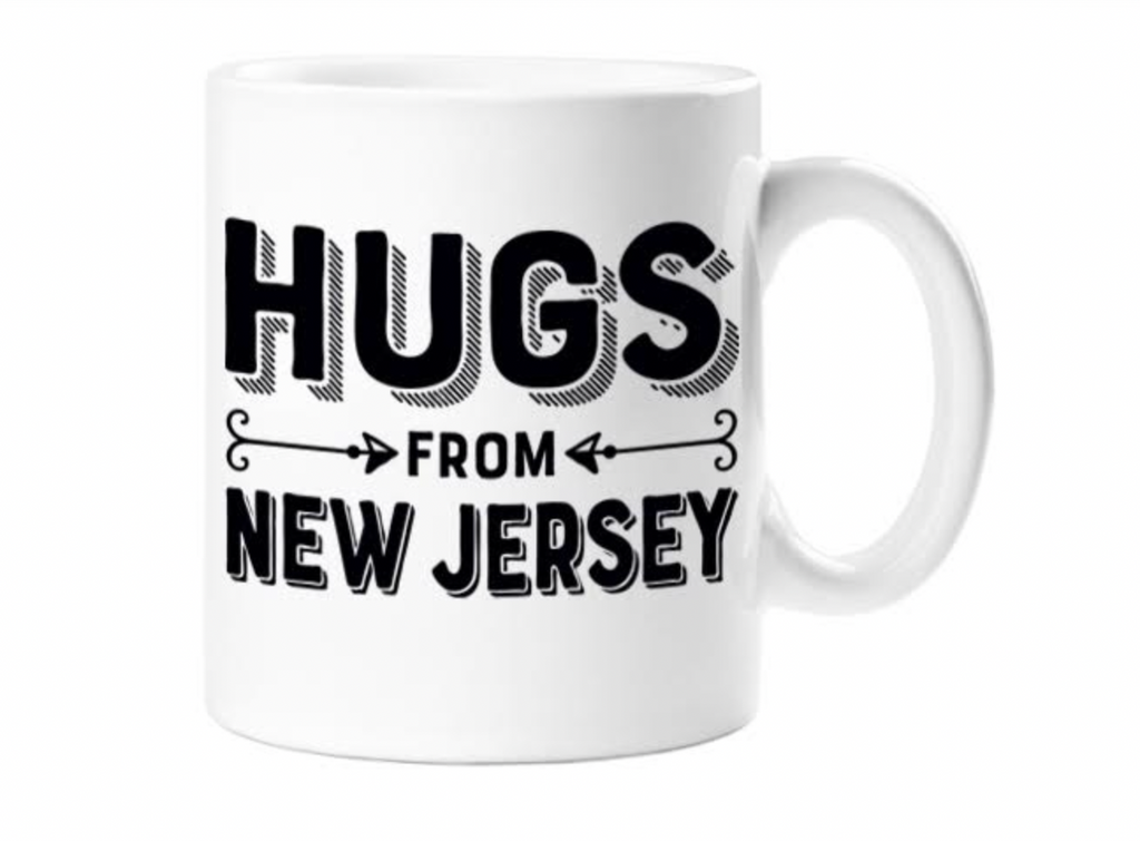 Hugs From New Jersey Mug