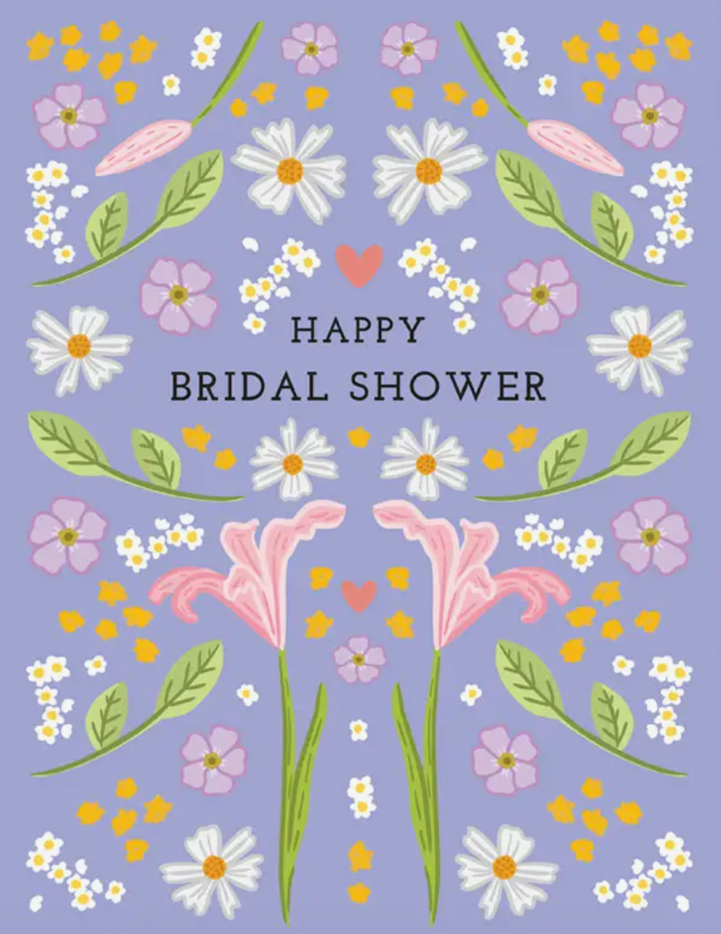 Lilac Bridal Shower Greeting Card