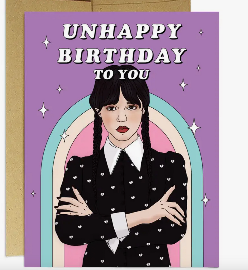 Unhappy Birthday Card