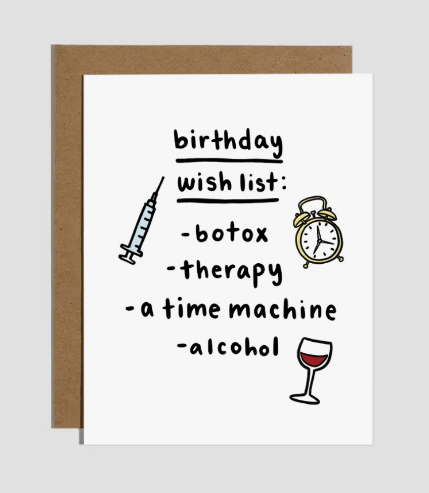 Birthday Wishlist Card