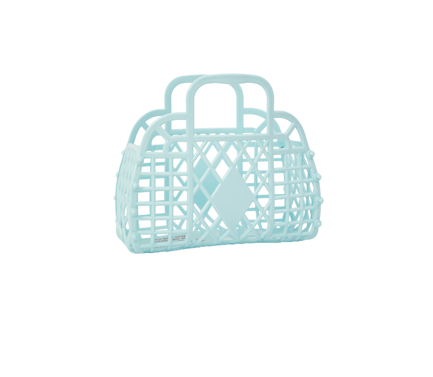 Blue Mini Retro Basket