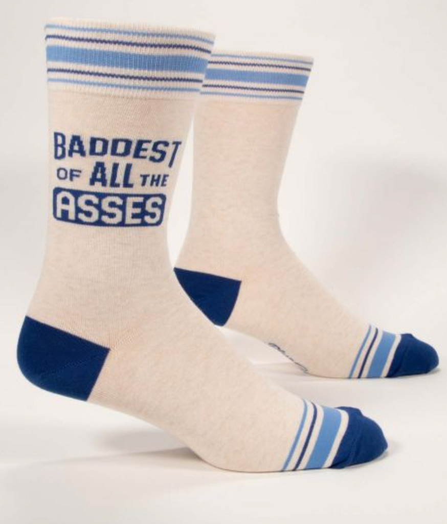 Baddest of the Asses Men's Crew Socks