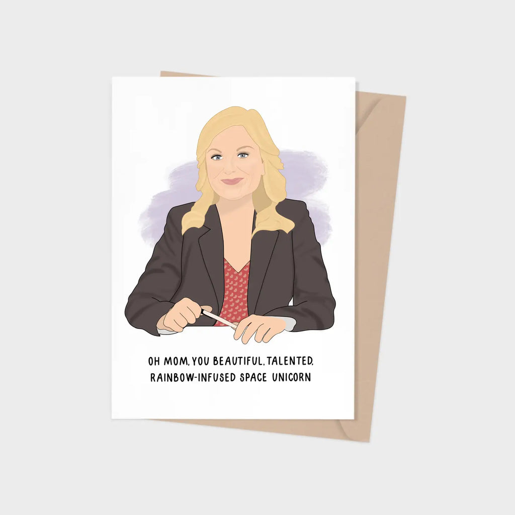 Leslie Knope Mother's Day Greeting Card