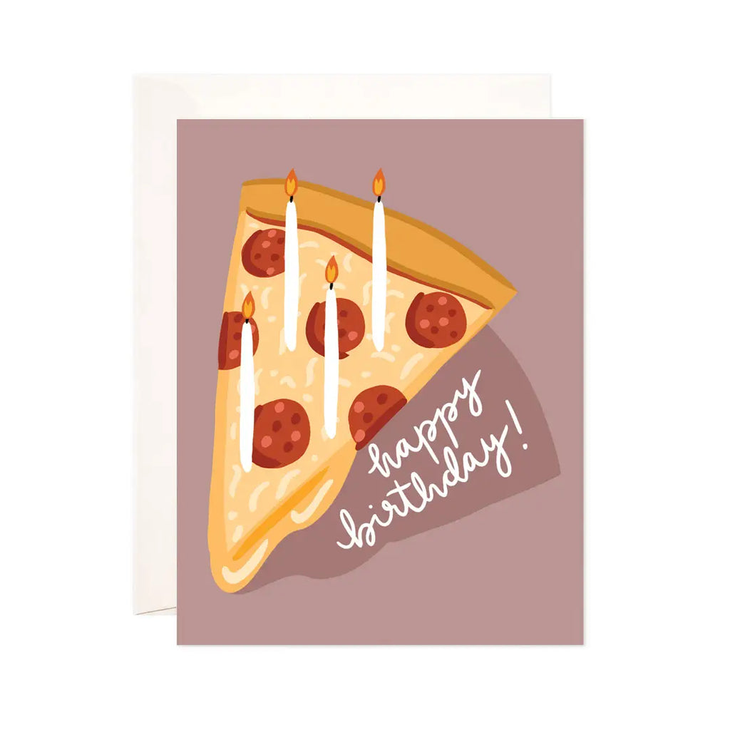 Birthday Pizza Greeting Card - Birthday Card