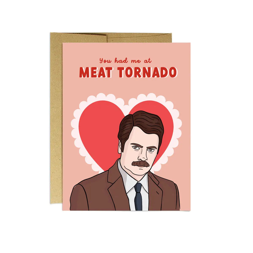Ron Meat Tornado Love Card