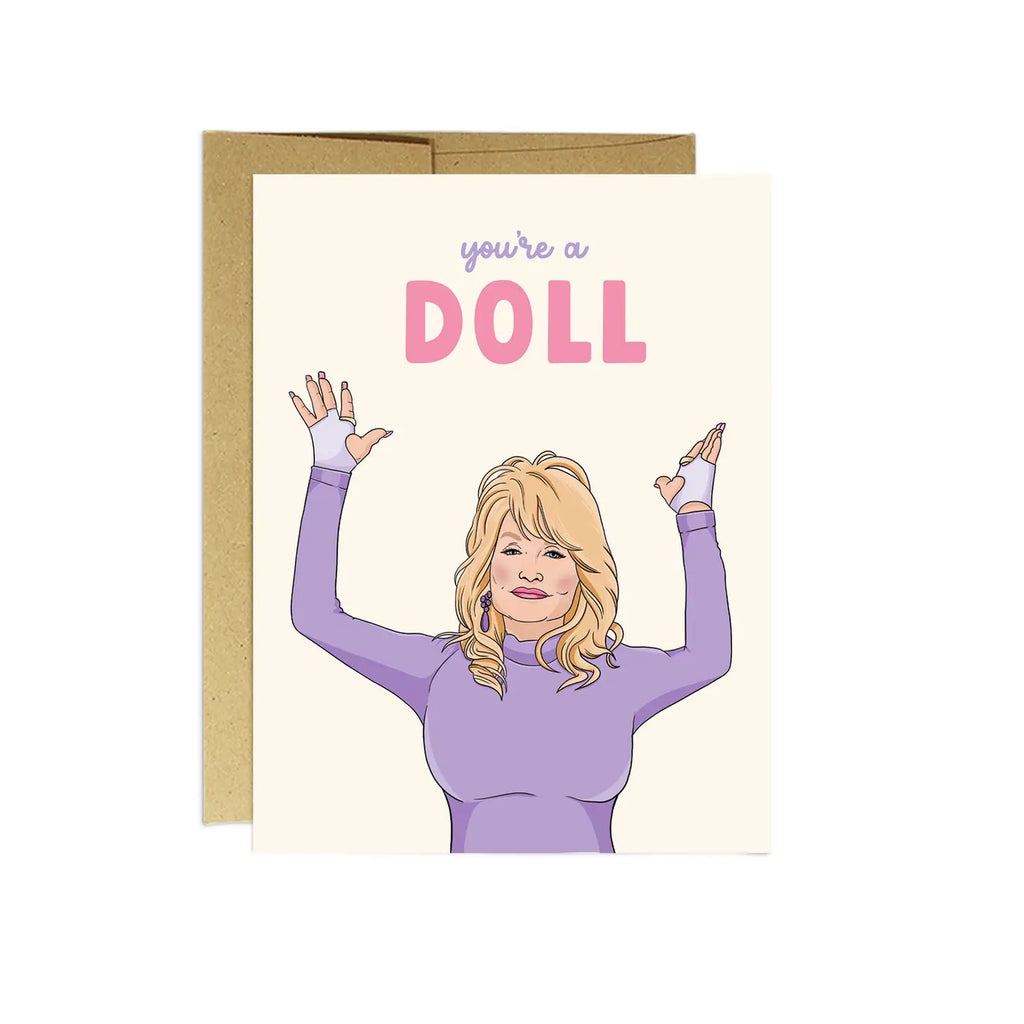 You're a Doll Valentine's Day Card