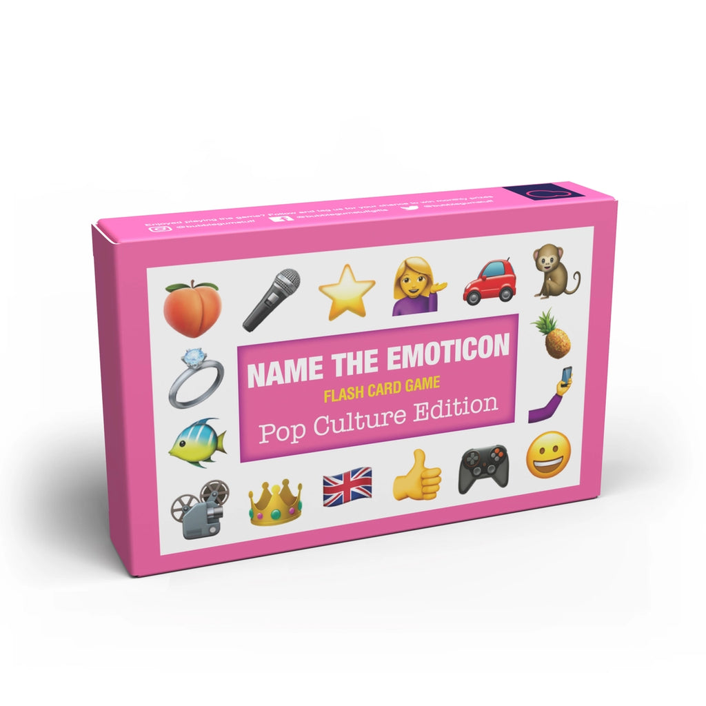 Name The Emoticon Flash Card Game