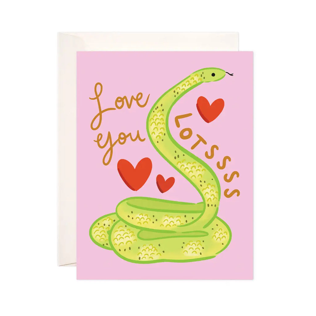 Snake Love Greeting Card