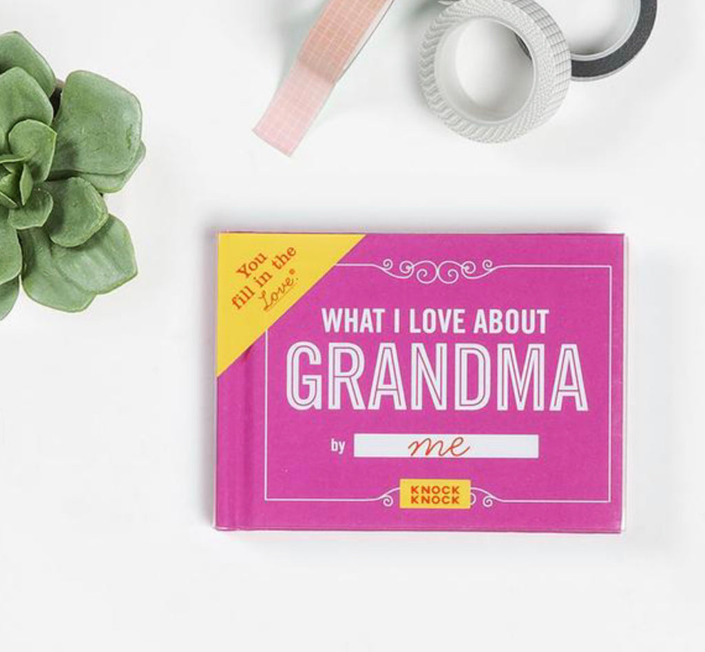 What I Love About Grandma Fill-In-The-Blank Gift Journal