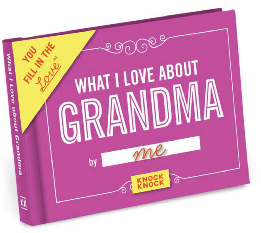 What I Love About Grandma Fill-In-The-Blank Gift Journal