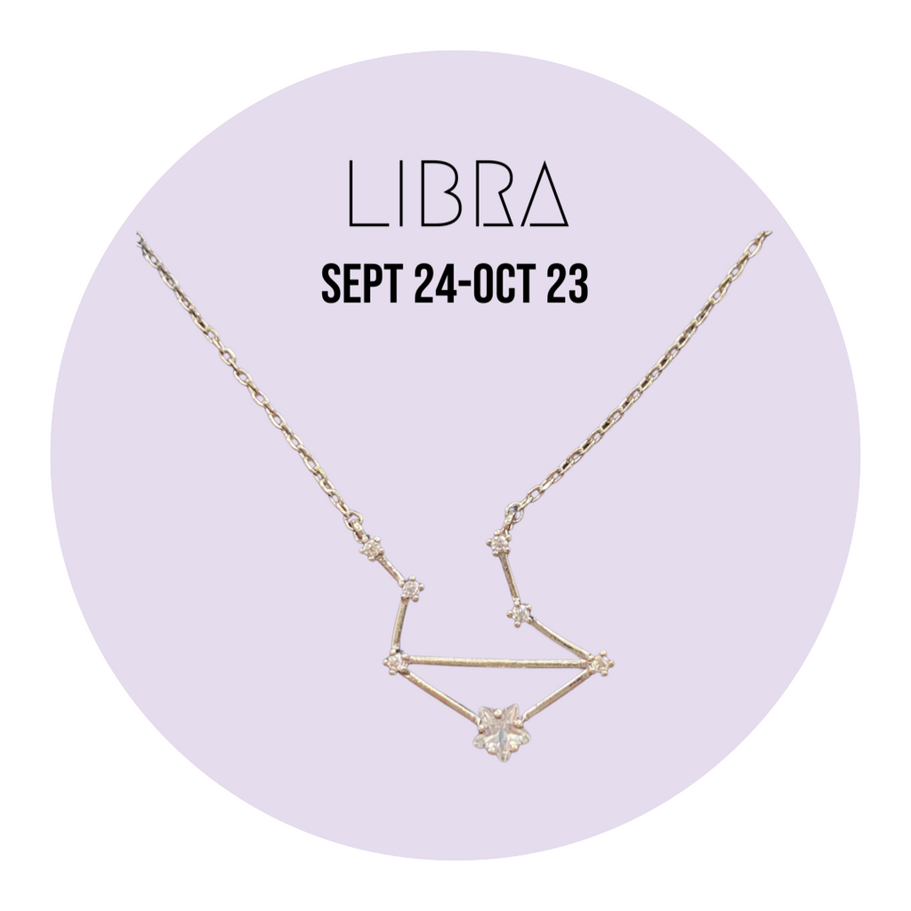 Libra 2025 constellation necklace